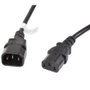 Lanberg Cable de Alimentación CA-C13E-11CC-0030-BK 3m C13 a C14